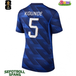 Frankrike Jules Kounde #5 Hemmatröja Kvinnor VM 2026 Kortärmad